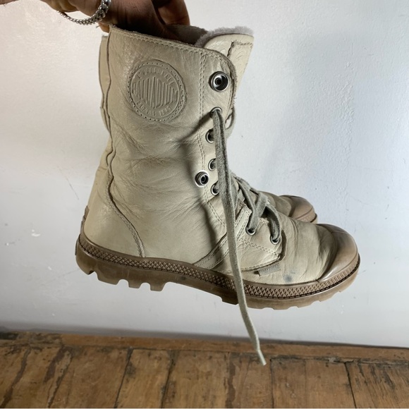 Palladium winter combat style leather boots - Picture 8 of 11